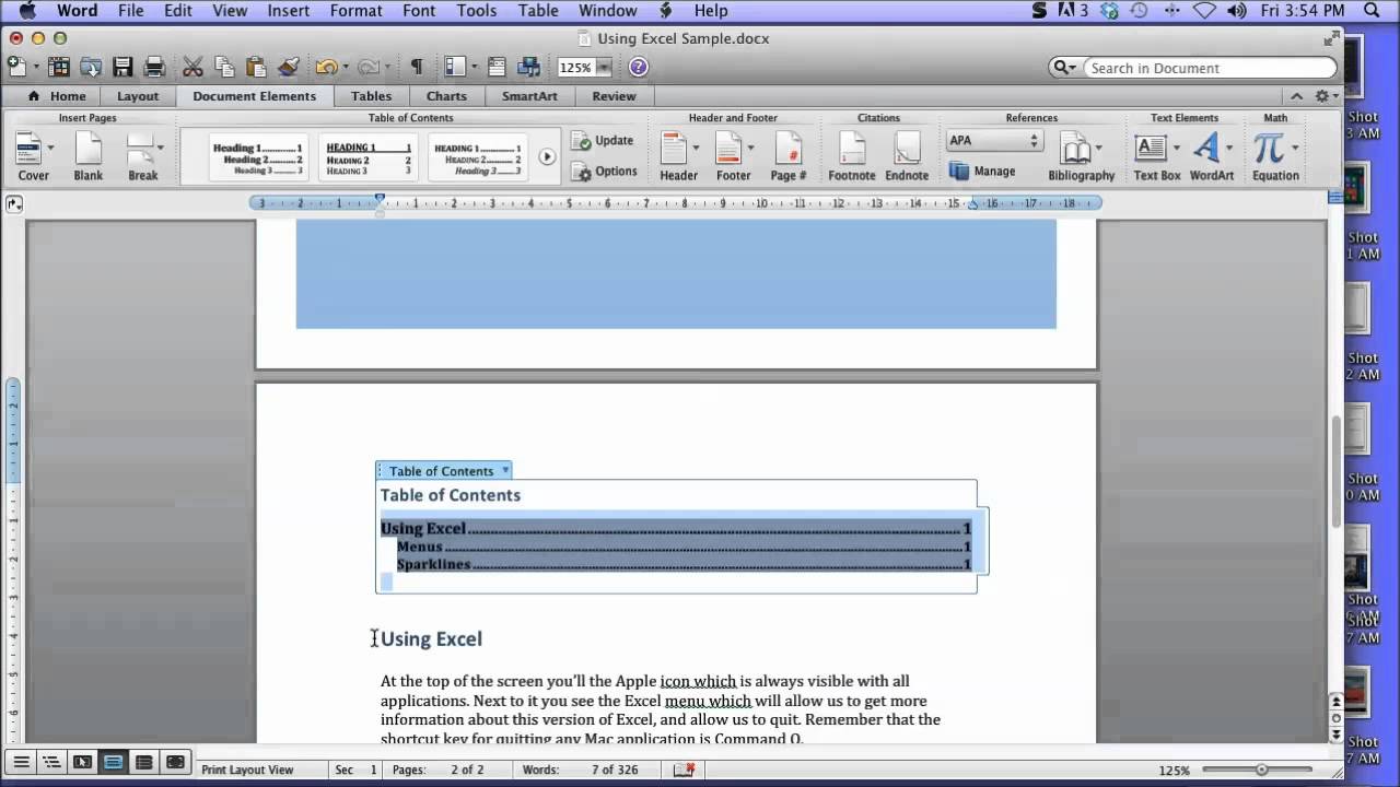 add a page on word for mac